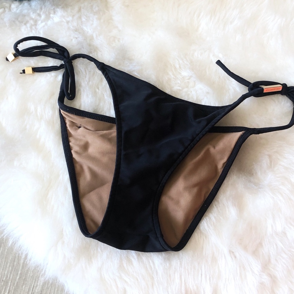CIA.MARITIMA Black Bikini Swimsuit Bottom - Sz S